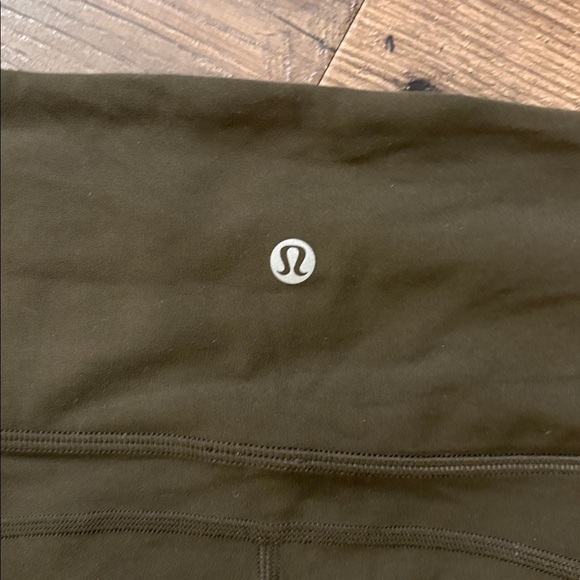Lululemon Groove Super-High-Rise Flared Pant Nulu size 16 green - Picture 9 of 9
